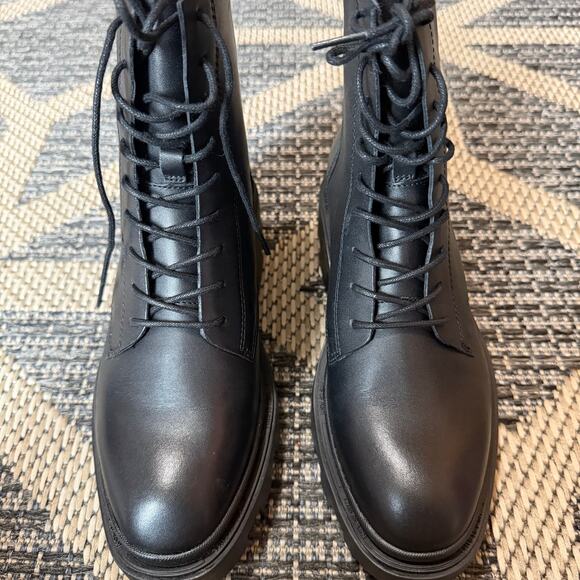 Ash Moody Chunky Leather Combat Boots Size 37M - Picture 8 of 8